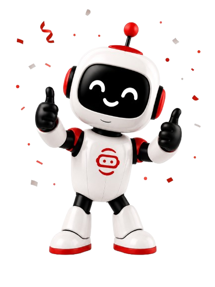 Smart mascote celebrando